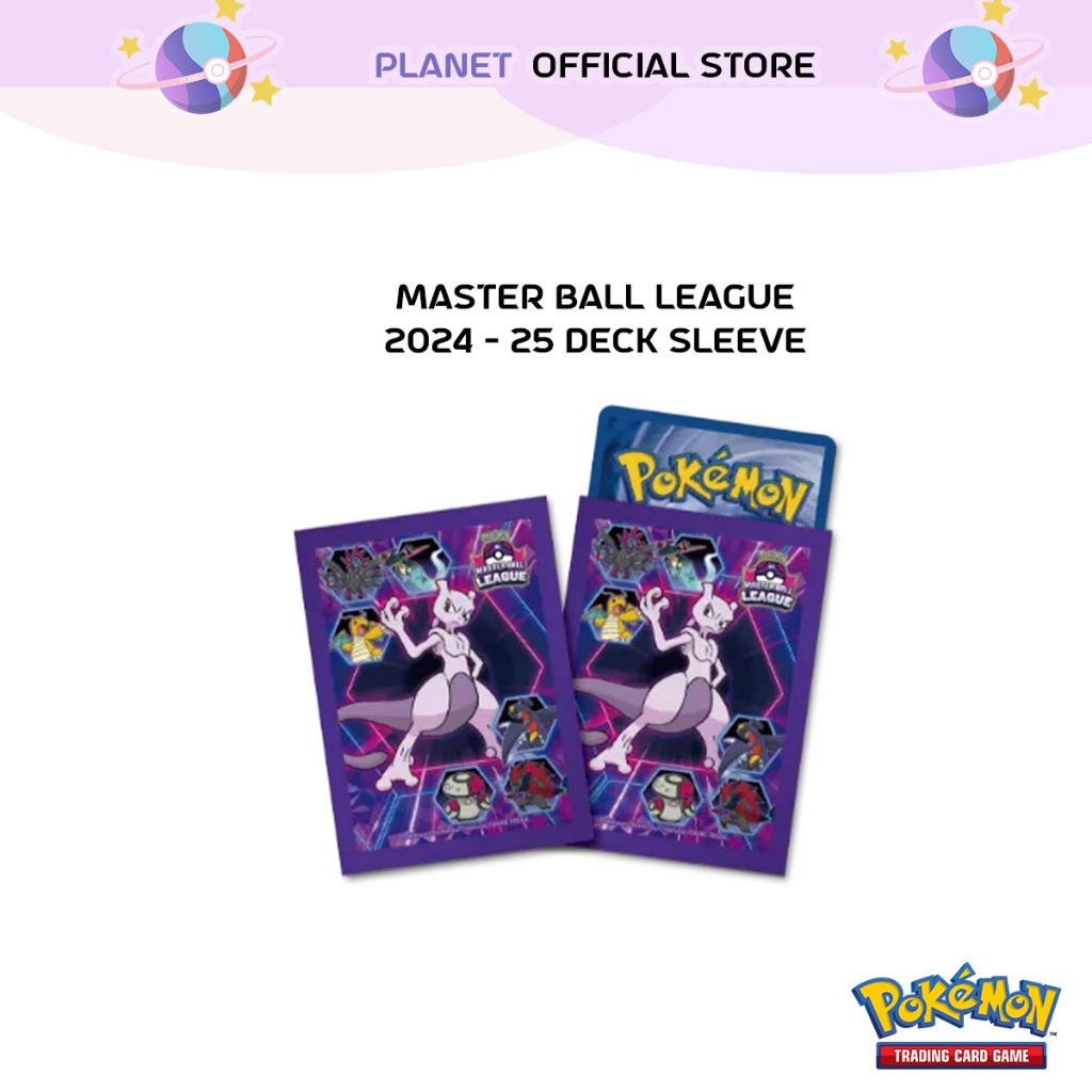 Master Ball League Card Sleeve | Mew Two 2024 - 25 Master Ball Deck ...