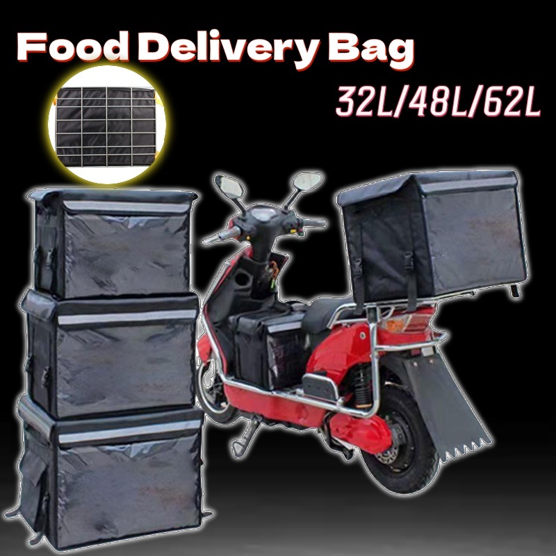 Food Delivery Box with Rack Flat Rack standard Iron frame Waterproof ...
