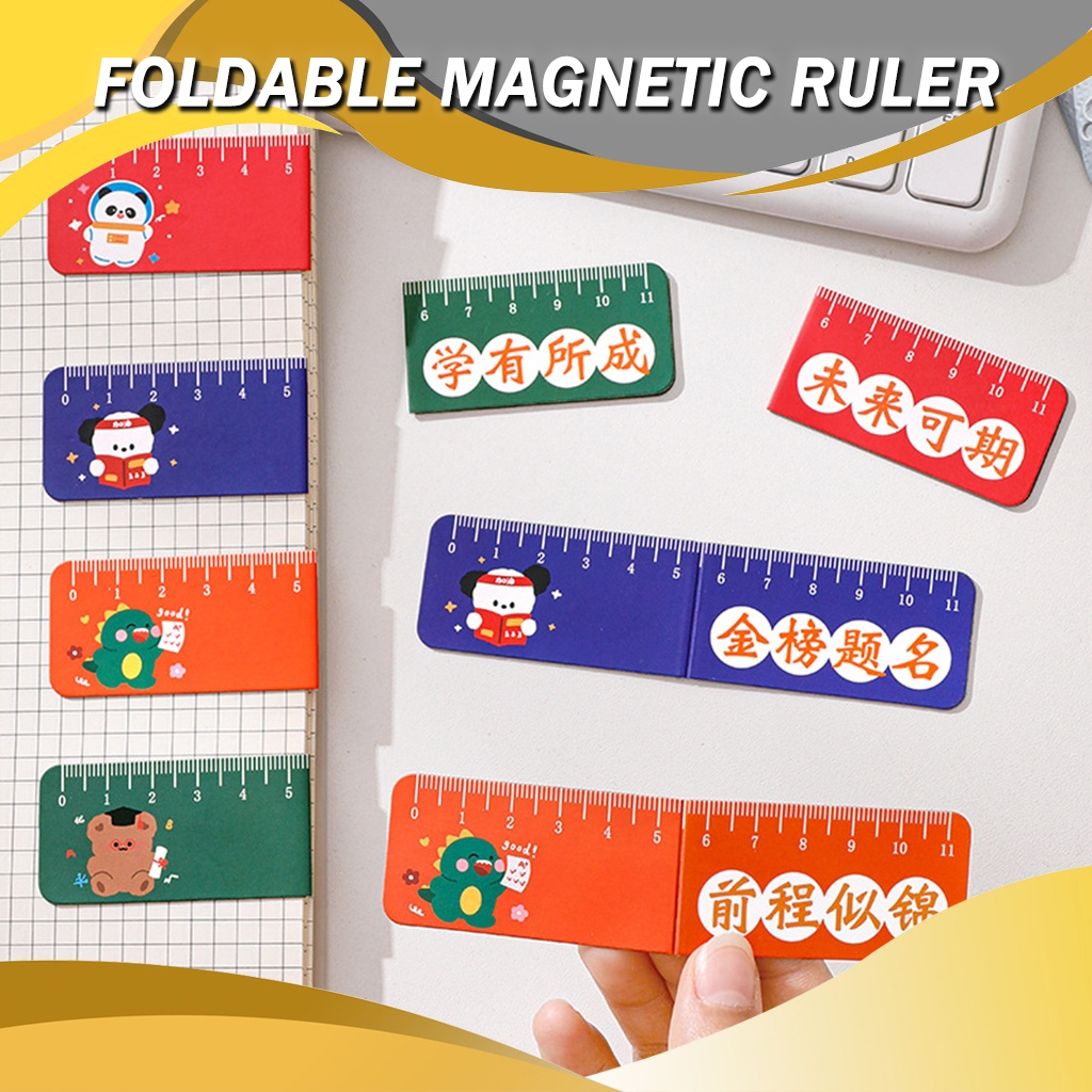 𝐑𝐞𝐚𝐝𝐲 𝐒𝐭𝐨𝐜𝐤 𝐌𝐚𝐥𝐚𝐲𝐬𝐢𝐚 Foldable Magnetic Ruler for Student Bookmark ...