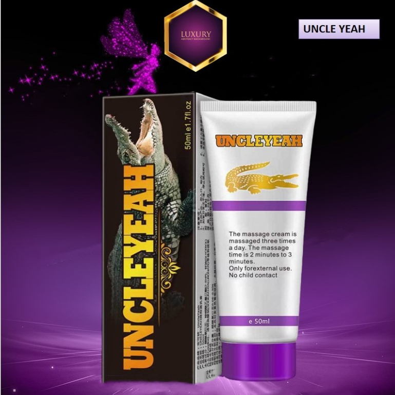 Uncle Yeah Men Massage Cream | Krim Urut Buaya Herbal | Stamina ...