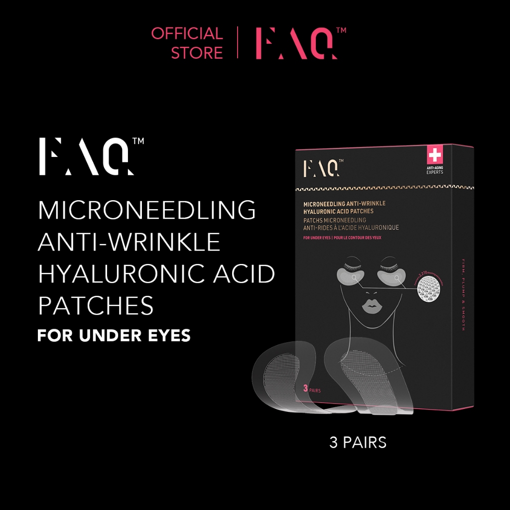 FOREO FAQ™ Microneedling Anti-Wrinkle Hyaluronic Acid Patches For Under ...