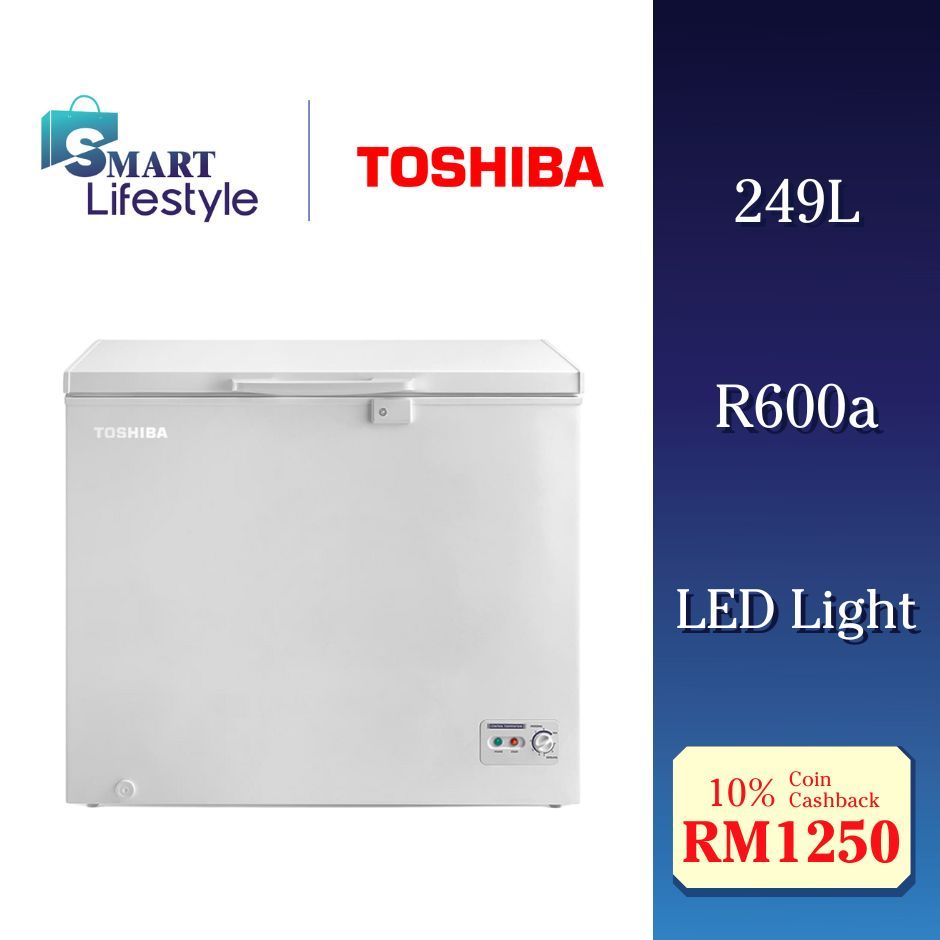 Toshiba 2 in 1 Function Chest Freezer (249L) CR-A249M | Shopee Malaysia