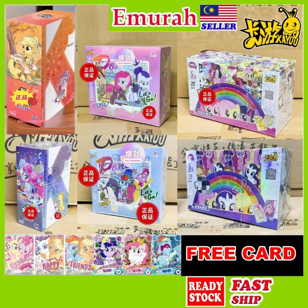 100 Cartes My Little Pony + 20 Boosters Kayou – Collection Animée – Neuf