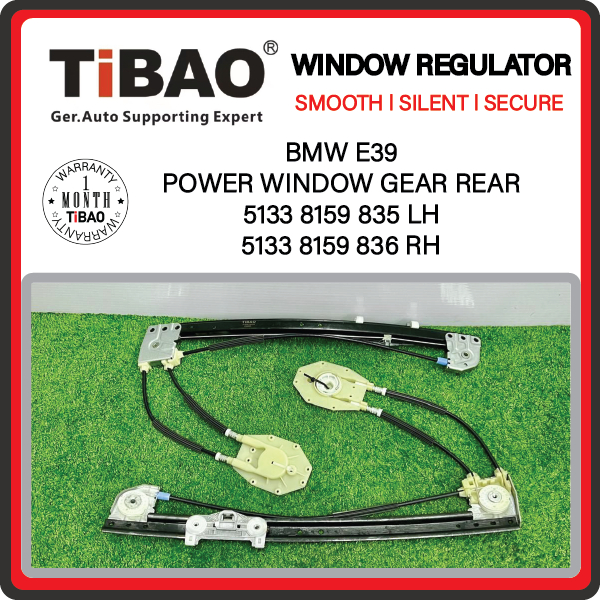(TiBAO)BMW E39 520i 5SERIES REAR POWER WINDOW GEAR BRACKET OLD MODEL ...