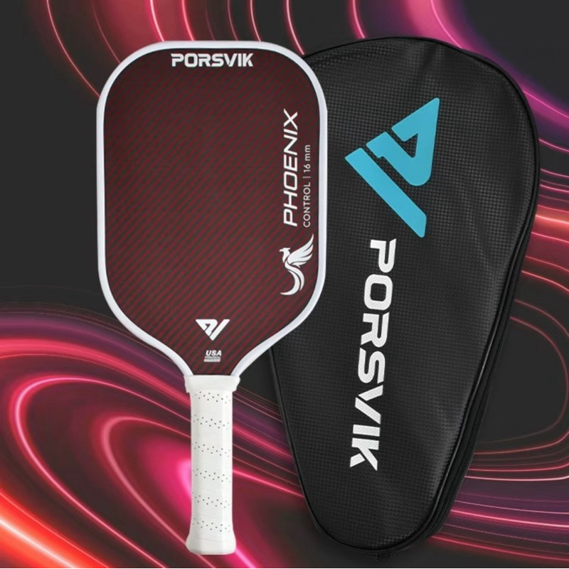 PORSVIK Black Hole Pickleball-Paddel – USAPA-zugelassen, T700 Kohlefaser, 16 Mm