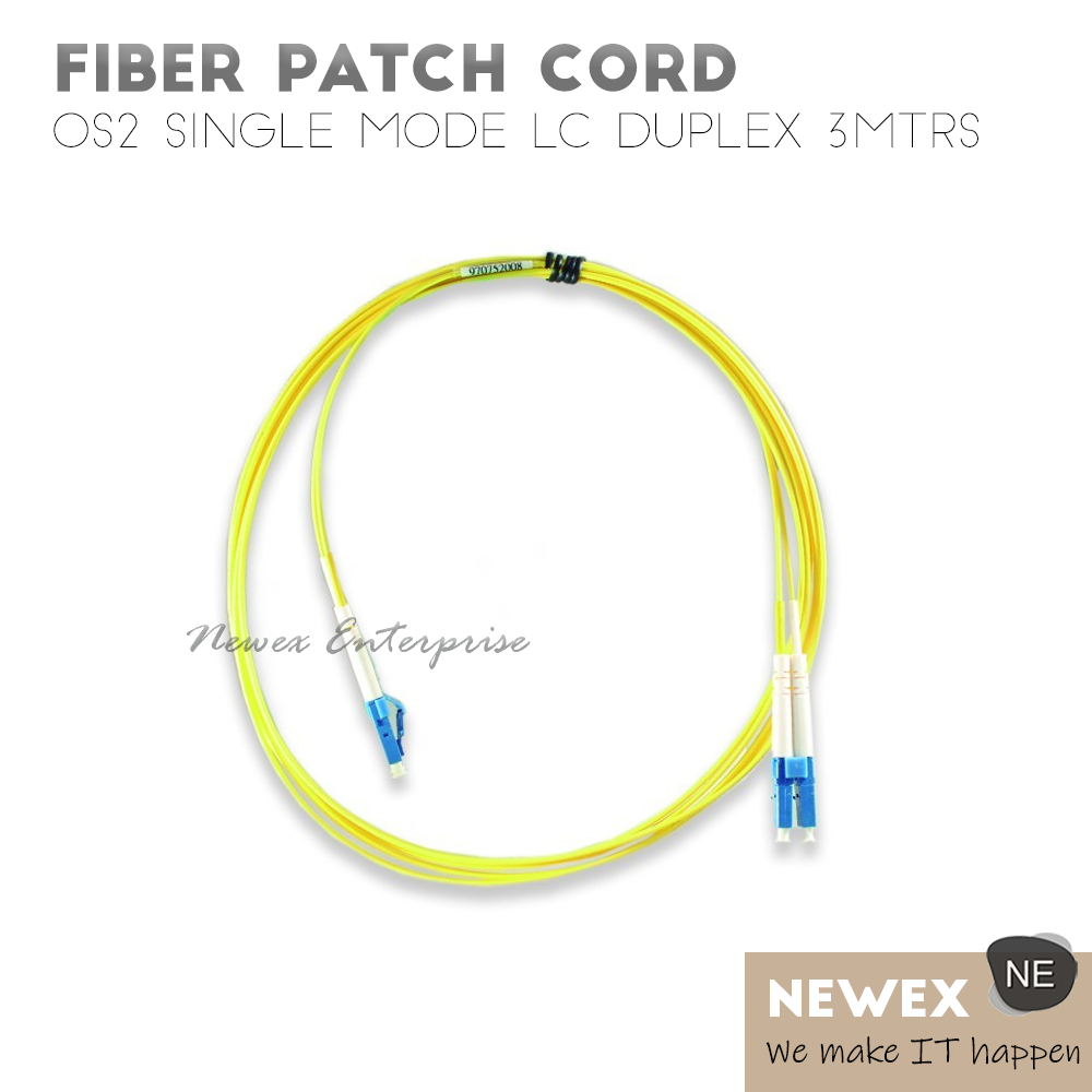 Fiber Optic Patch Cord – OS2, LC Duplex, 3M | Shopee Malaysia