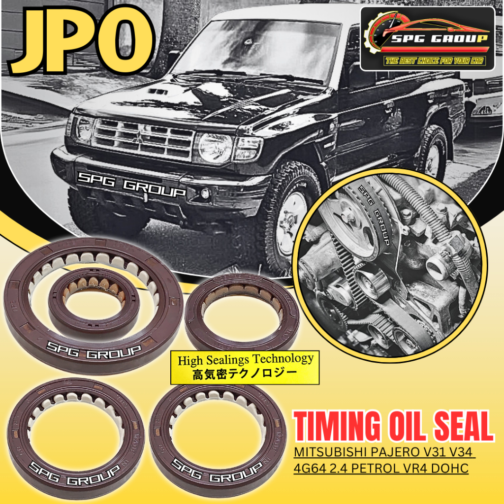 MITSUBISHI PAJERO V31 V34 4G64 2.4 PETROL VR4 DOHC TWINCAM JPO TIMING ...