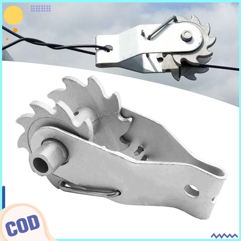 thumbnail interactive-video image 1 of 10PCS Heavy Duty Electric Fence Wire Strainers - Ratchet Tensioners For Farm & Garden 1 of 2
