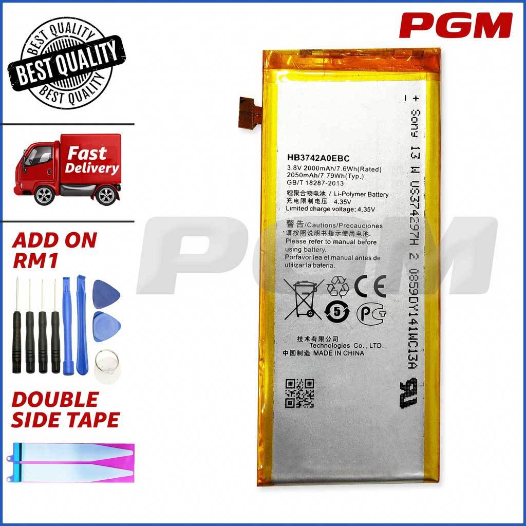 Batteria 2000mAh Per Huawei Ascend P6: HB3742A0EBC, P6-U06, P6-C00 E Altri Modelli – Sostitutiva Li-Po