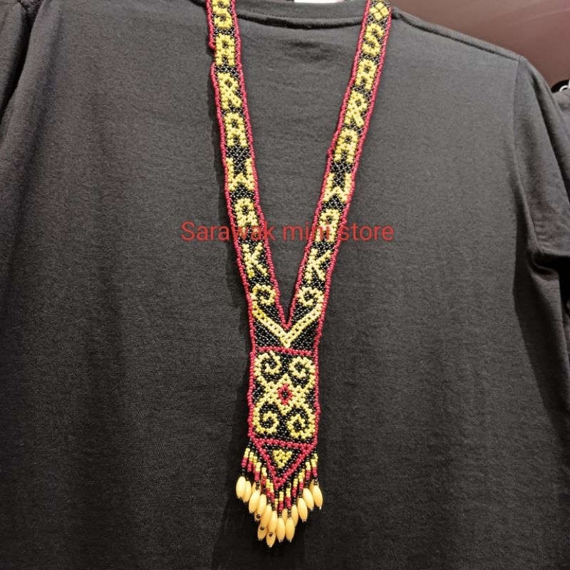 Sarawak Bead Manik Necklace Souvenir Gift Handicraft Kuching Dayak ...