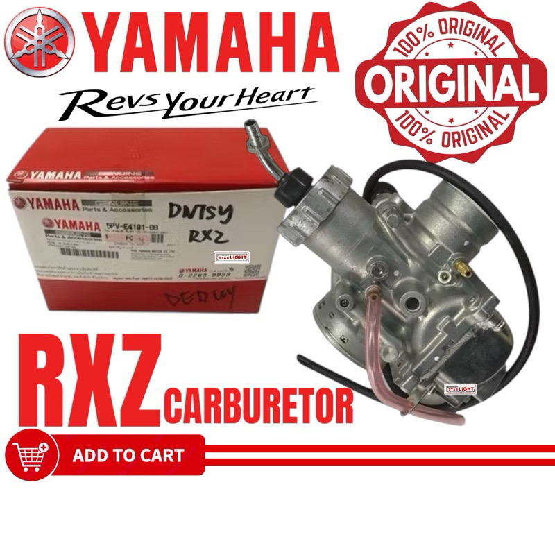 YAMAHA RXZ NEW CARBURETOR ASSY CATAYZER 100% ORIGINAL MIKUNI RXZ135 ...