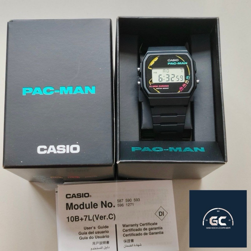 CASIO X PAC-MAN ORIGINAL F-91WPC-1A/F-91WPC-1ADR/F-91WPC/F91WPC ...