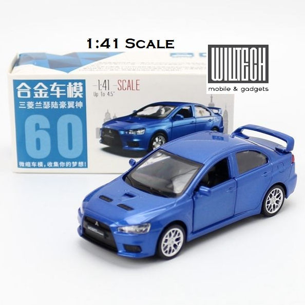 1:41 Mitsubishi Lancer EVO 10 Car Metal Toy Vehicles Die-cast Alloy ...