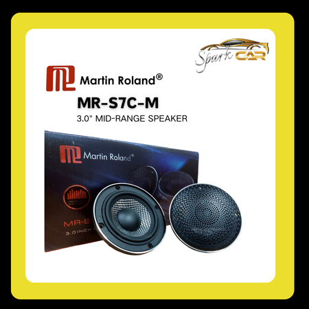 MARTIN ROLAND 3 INCH MID-RANGE SPEAKER MR-S7C-M MAX POWER 100W | Shopee ...