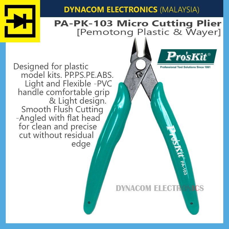 Pro'skit PA-PK-103 Micro Cutting Plier Micro Cutter Plastic Cutter ...