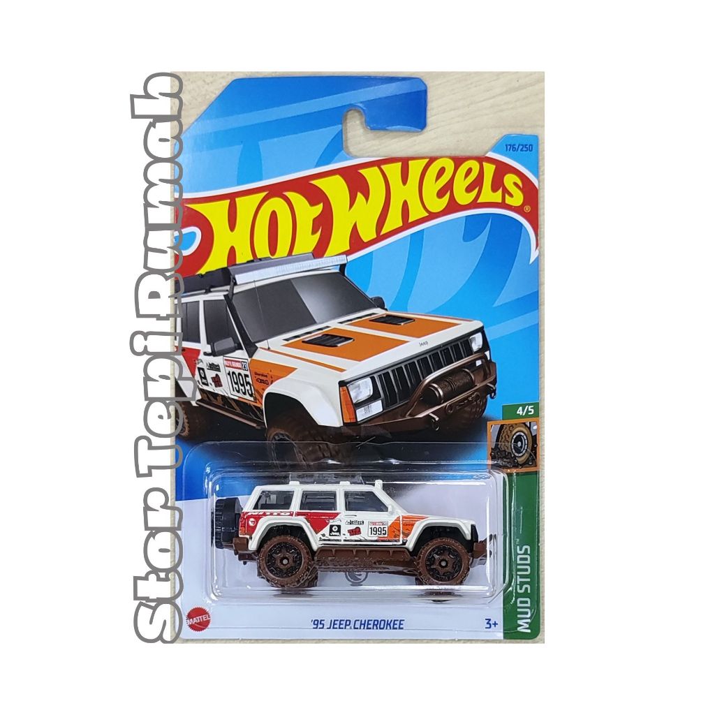 Hot Wheels Jeep Cherokee 1995 Mud Studs - Edizione Treasure Hunt TH Mattel 2023 - Foto 1