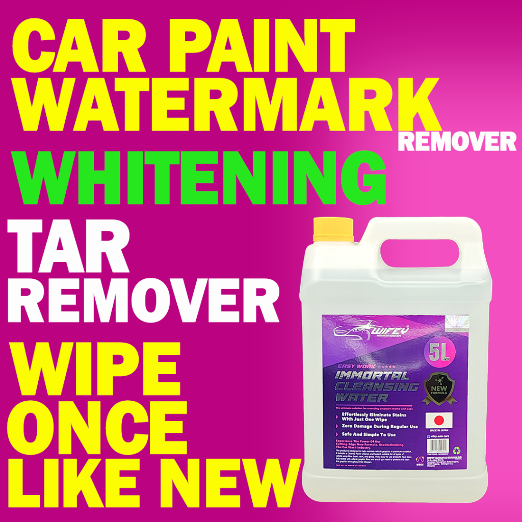 Wifey Immortal Cleansing Water 5L Car Whitening Car Pre Coat Remove Car ...