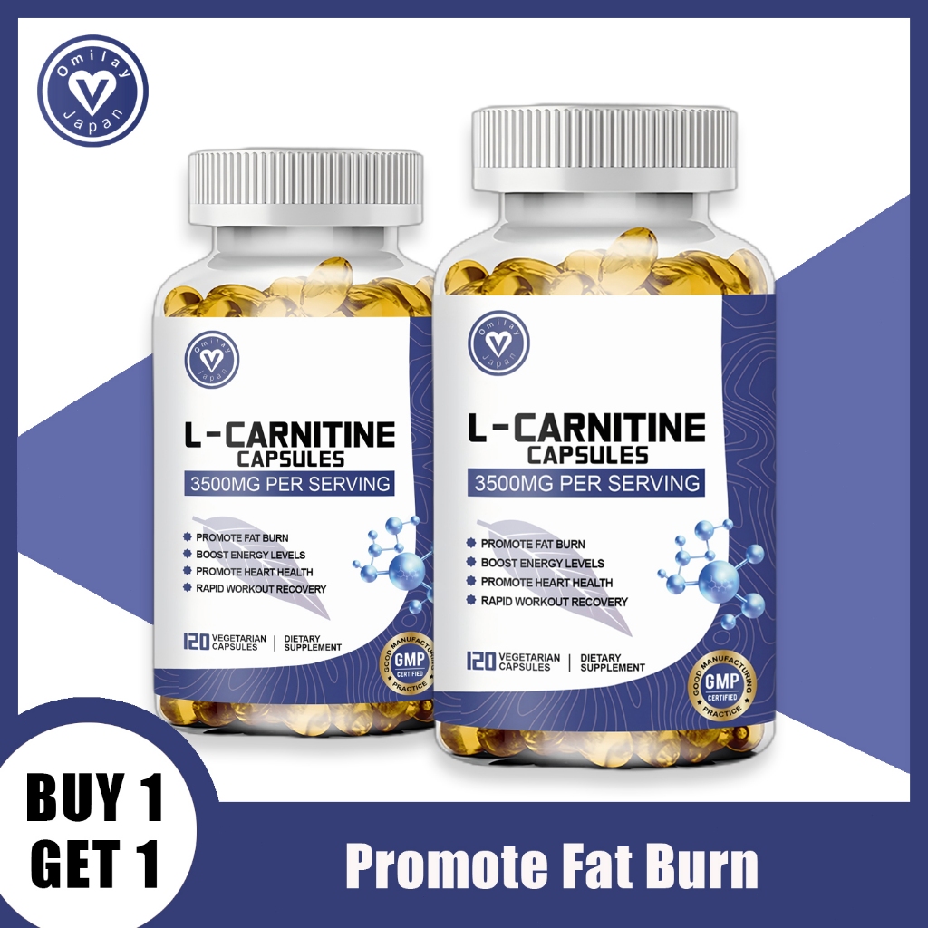 Omilay L-Carnitine Capsule Fat Burner Support Weight Management Supplement  Capsules 120PCS | Shopee Malaysia