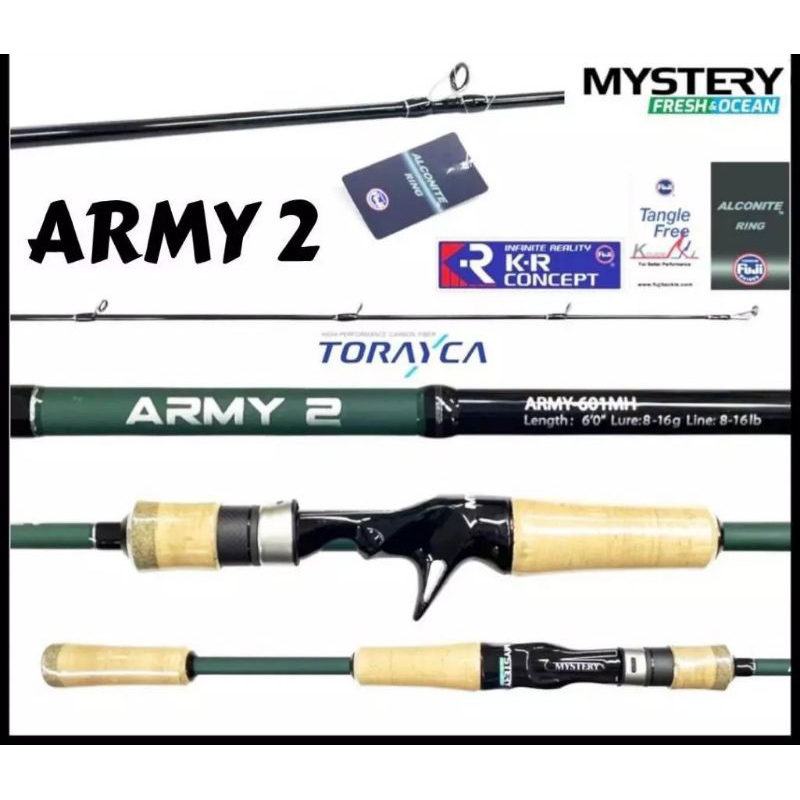 MYSTERY ARMY 2 TORAY CARBON FUJI FISHING ROD | Shopee Malaysia