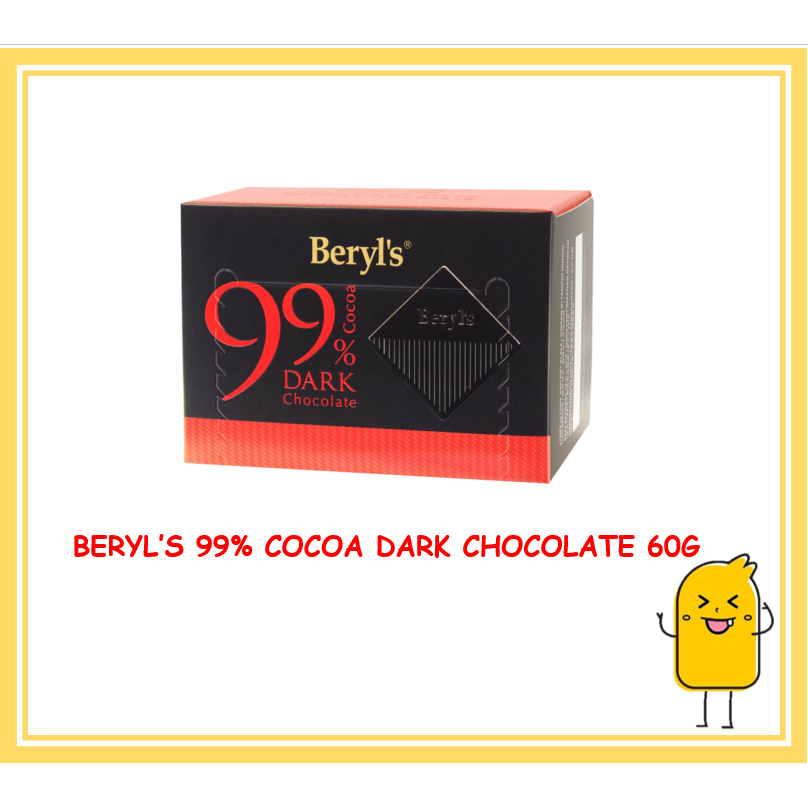 Beryl's 99% Cocoa Dark Chocolate (60g) | Shopee Malaysia