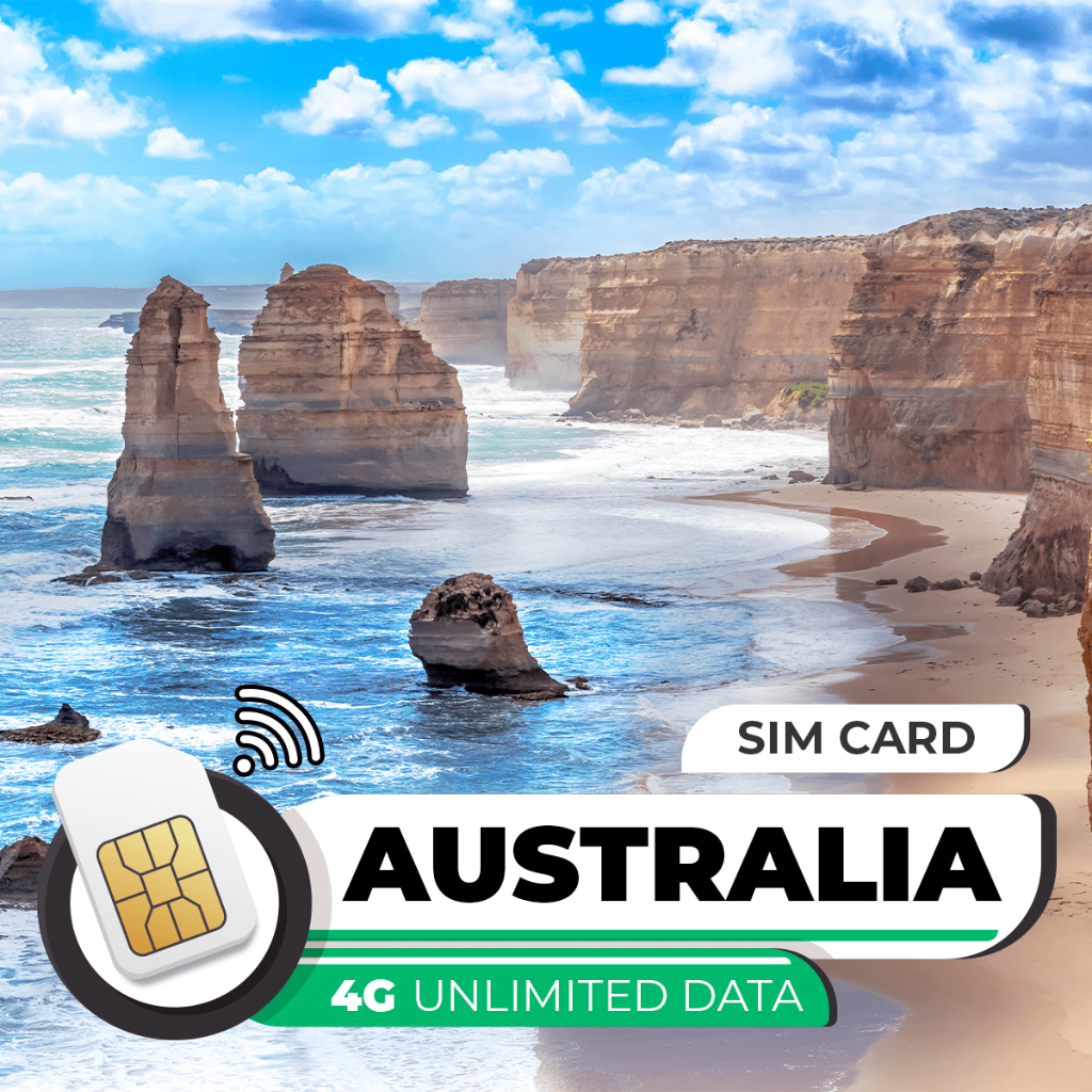 SIM Card Australia and New Zealand 5G/4G Unlimited Data | Shopee Malaysia