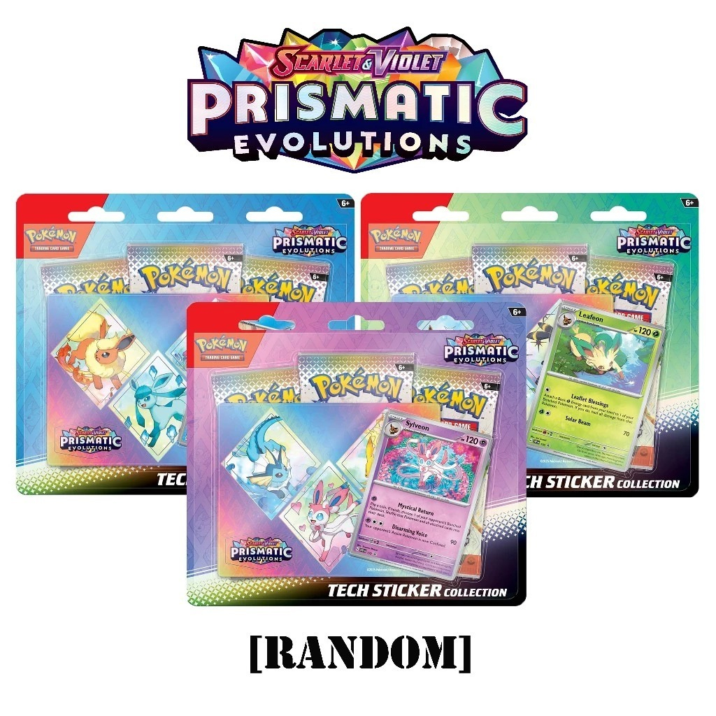 Pokemon TCG SV8.5 Prismatic Evolution Elite Trainer Box, Poster, Bin ,  Surprise Box Collection , Booster Bundle ,Pouch | Shopee Malaysia