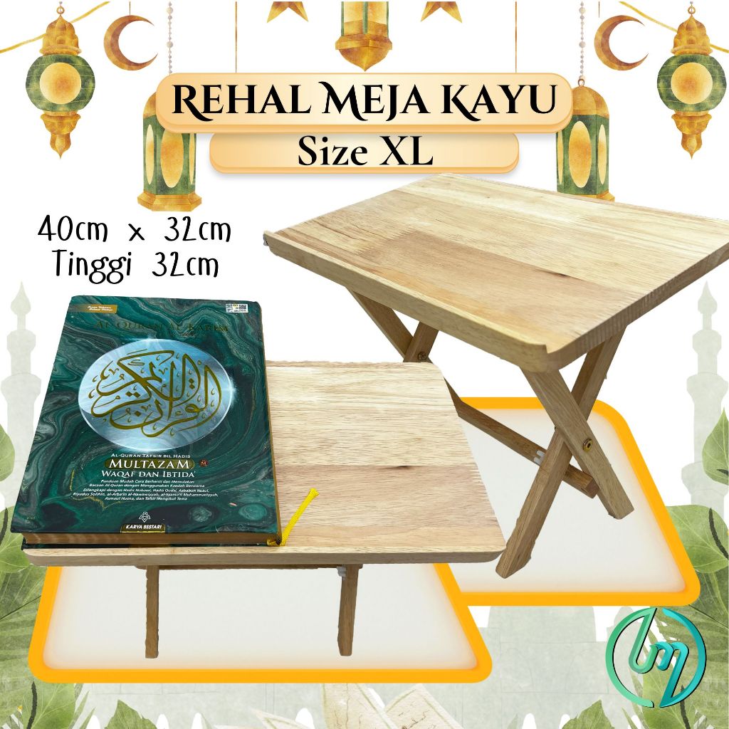 Rehal Meja Kayu Getah Besar Saiz XL – Kuat, Stabil & Berkualiti Tinggi ...