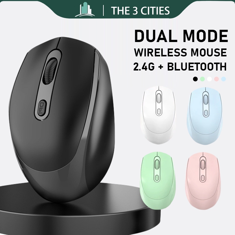 256 2.4G + Bluetooth Dual Mode Wireless Mouse Ergonomics Design ...