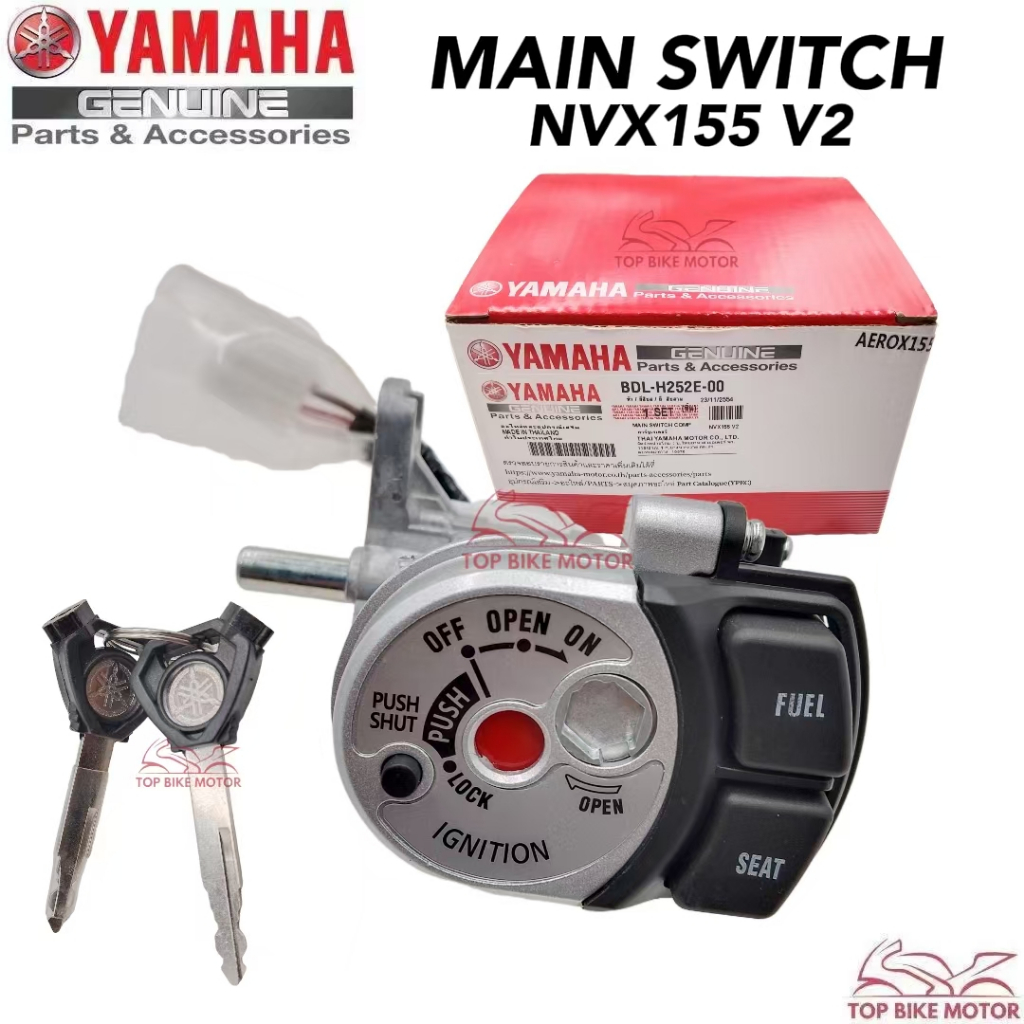 YAMAHA NVX155 V2 NVX V2 MAIN SWITCH SET SUIS KUNCI KEY SET | Shopee ...