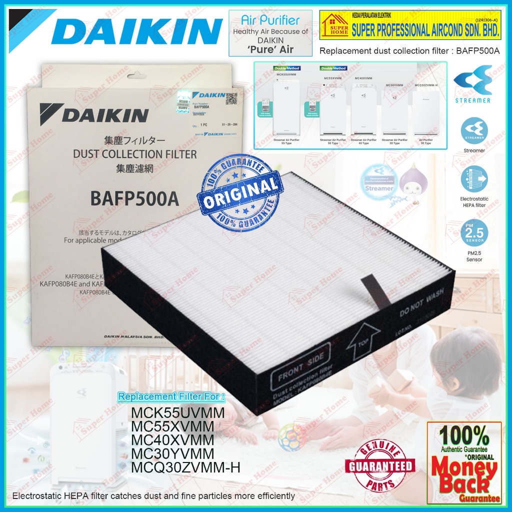 Daikin Dust collection filter BAFP500A Electrostatic HEPA filter ...