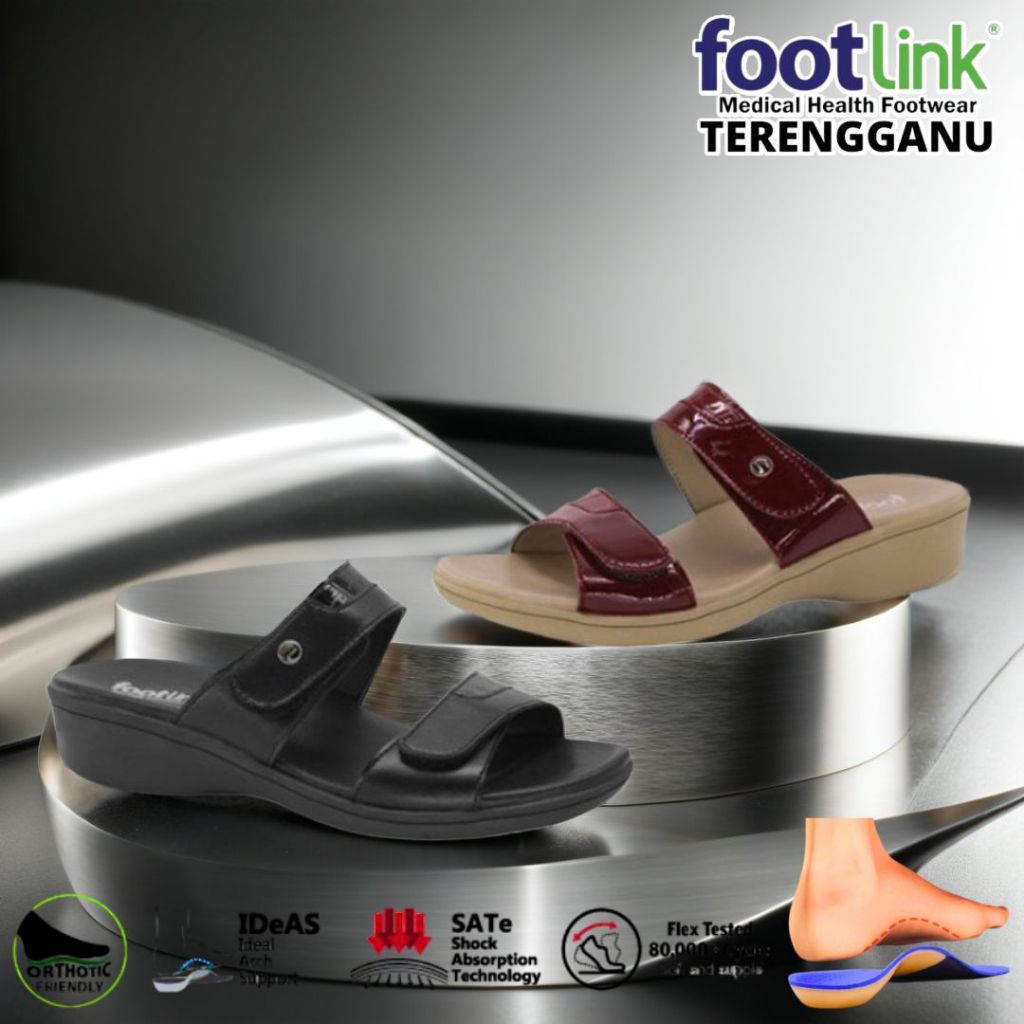 Footlink LWS 30-351 & LWS 60-351 Medical Health Women Sandal | Shopee ...