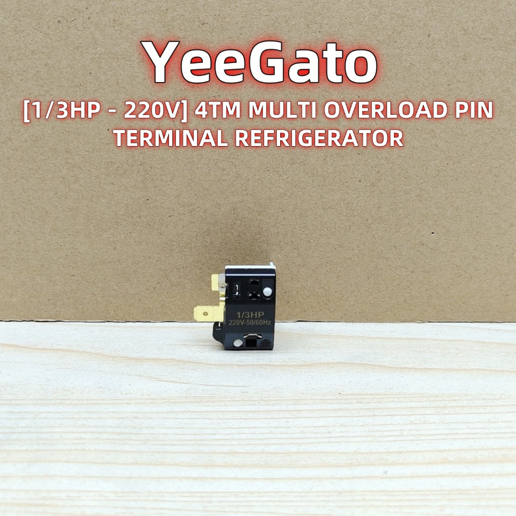 [1/3HP] 4TM MULTI OVERLOAD PIN TERMINAL REFRIGERATOR FREEZER PROTECTIVE ...