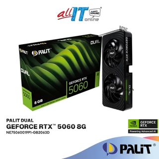 Palit GeForce RTX 5060 DUAL 8GB GDDR7 Graphics Card | NE75060019P1-GB2063D