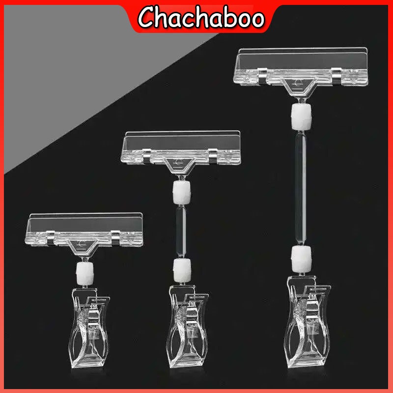 10Pc Shelf Clip Price Tag Clip Advertising Clip Transparent Bracket ...