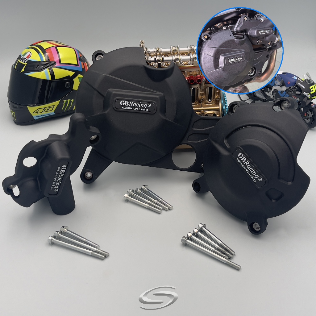 GBRacing Engine Cover Suzuki SV650 Engine Protection Motorcycle Bike ...