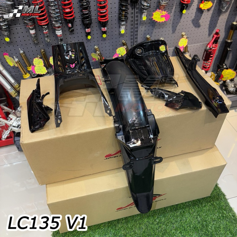 JUPITER MX 100% ORI HLY INNER SET DIAMOND BLACK YAMAHA LC135 LC V1 V2 ...