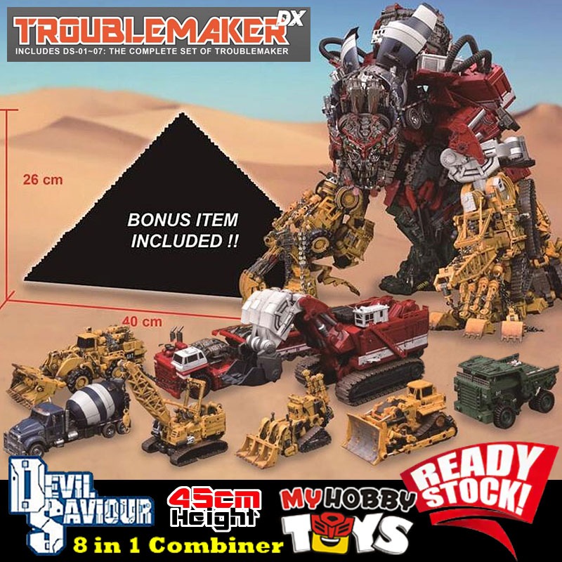 Devil Saviour Transformable Robot - 8-in-1 Troublemaker Combiner ( aka ...