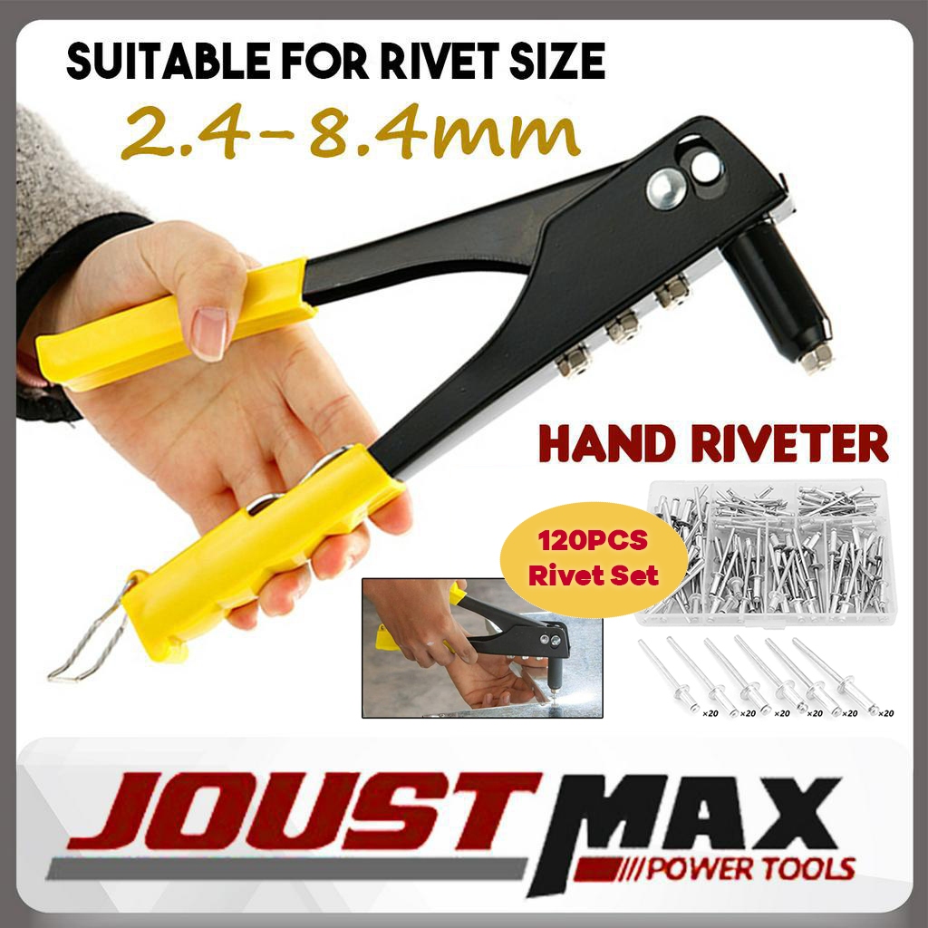9INCH HAND RIVETER SUITABLE FOR RIVET SIZE 2.4MM 3.2MM 4.0MM 4.8MM FOR ...