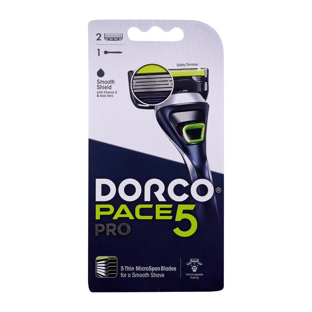 Dorco Pace 5 Pro Razor (1 Handle + 2 Refills) | Shopee Malaysia