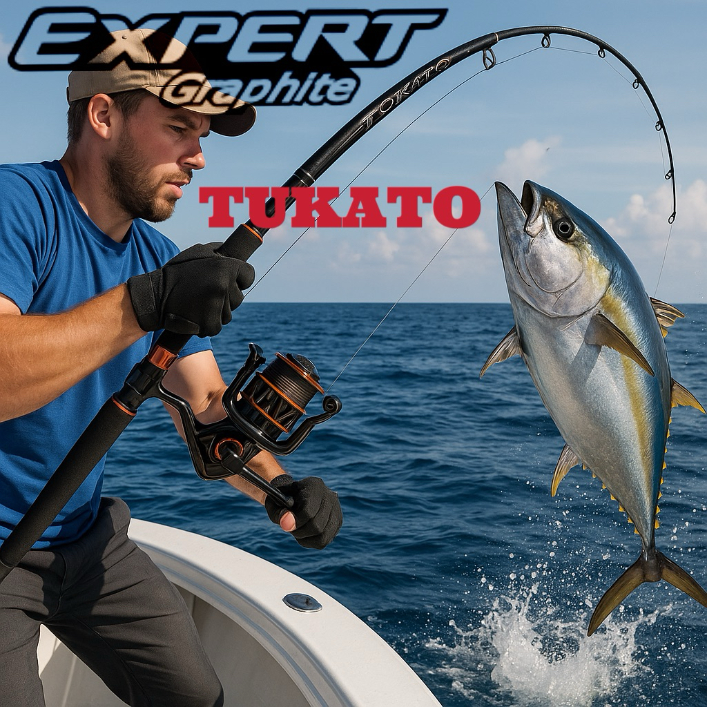 EXPERT GRAPHITE TUKATO JIGGING FISHING ROD SPINNING | Shopee Malaysia