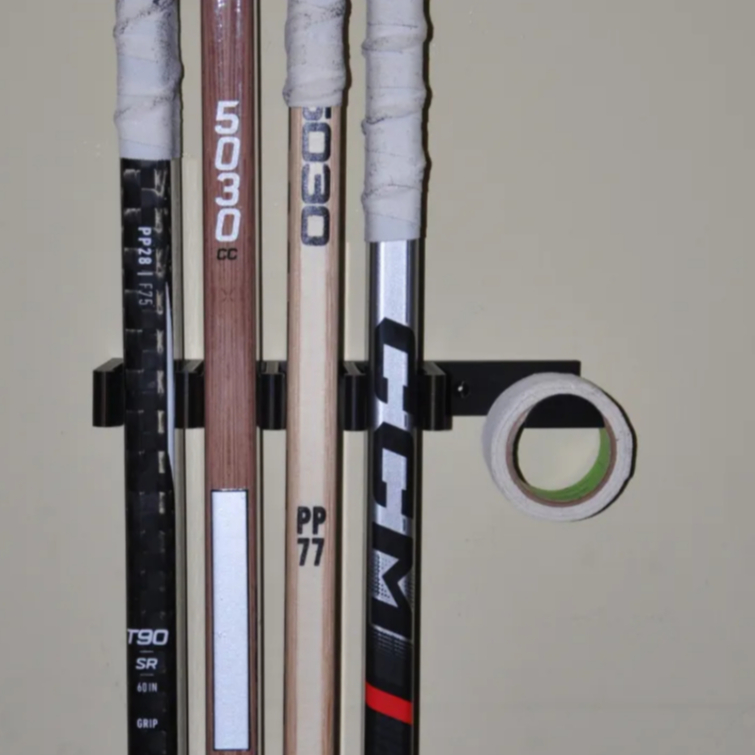 Hockey Stick Holder – Wall Mount Rack for Easy Storage & Display ...