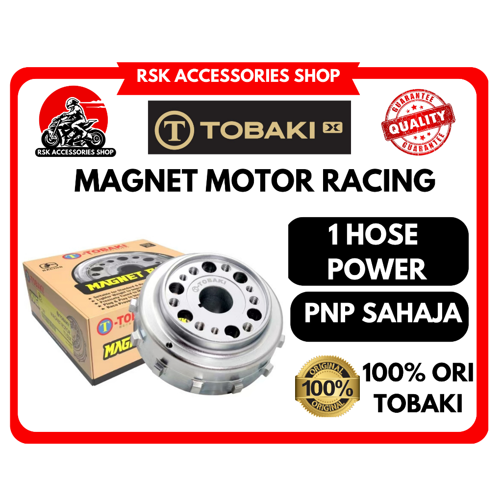 TOBAKI RACING MAGNET ROTOR Y15ZR 🔥+1HP🔥ORI | R15 v3 | +1 HORSEPOWER PNP ...