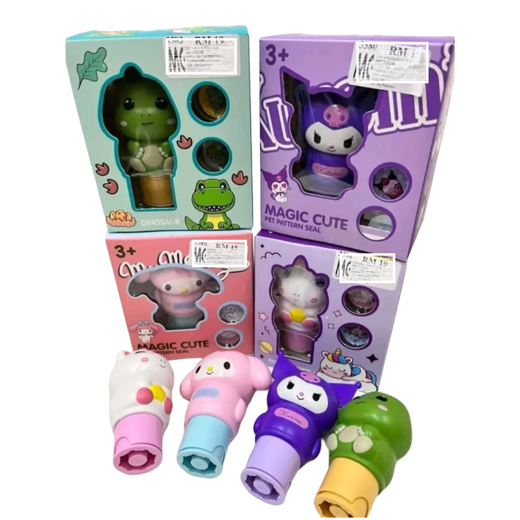 Cartoon Magic Sticker Stamp Children Education Toy Gift For Kids Seal ...