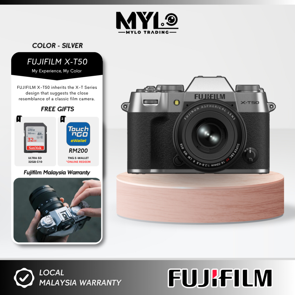 (READY STOCK) - Fujifilm XT50 | X-T50 Body | 15-45mm f/3.5-5.6 Lens ...