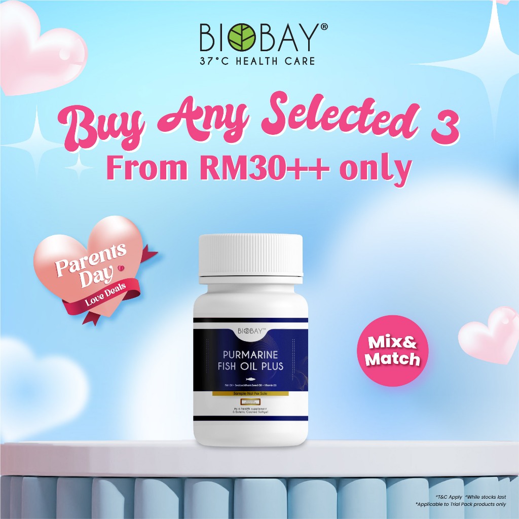 [TRIAL PACK] BIOBAY Purmarine Fish Oil Plus | EPA+DHA Omega 3 Fish Oil ...