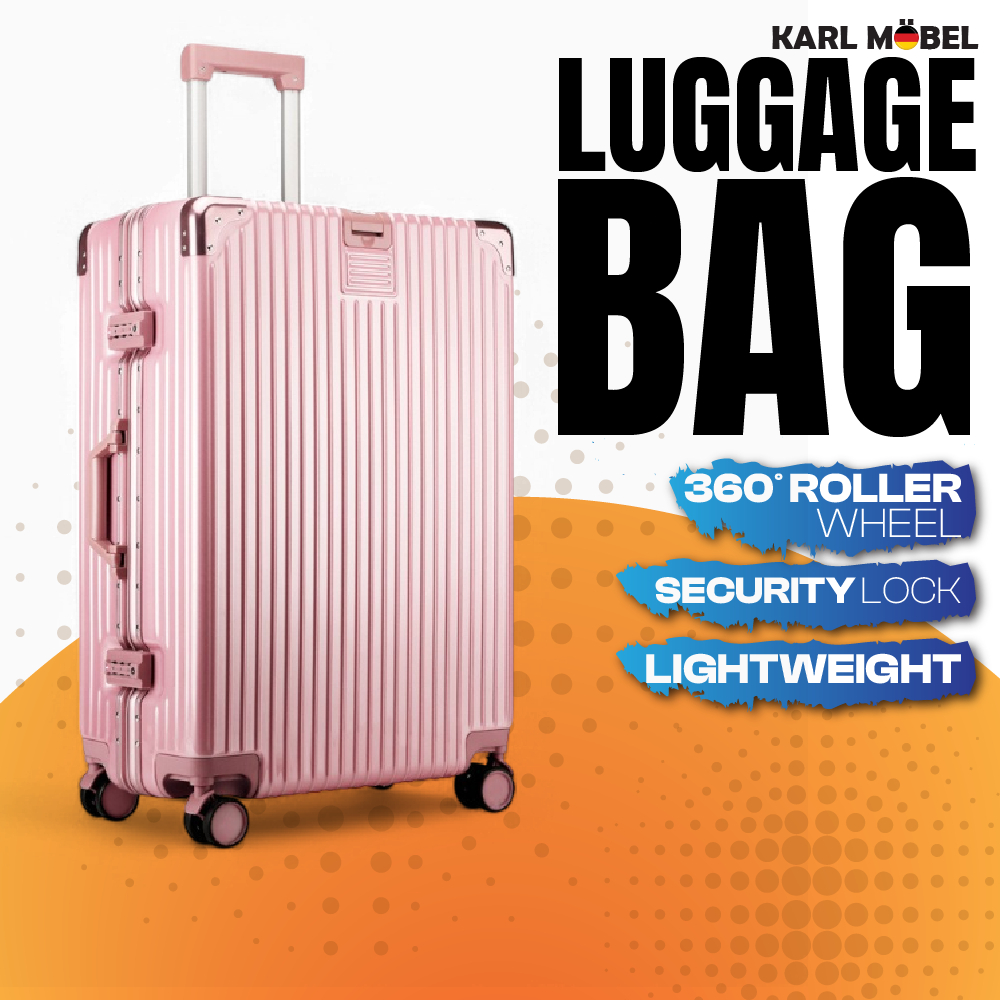 Luggage bag travel Bagasi beg travel 20 24 26 28 inch ABS Scratch proof ...