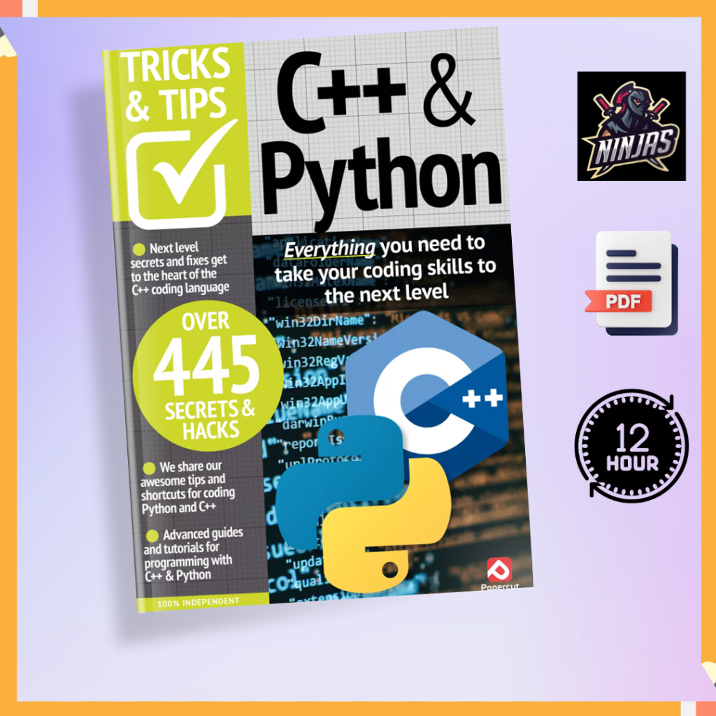 C++ & Python Tricks and Tips – 21th Edition 2025 English | Shopee Malaysia