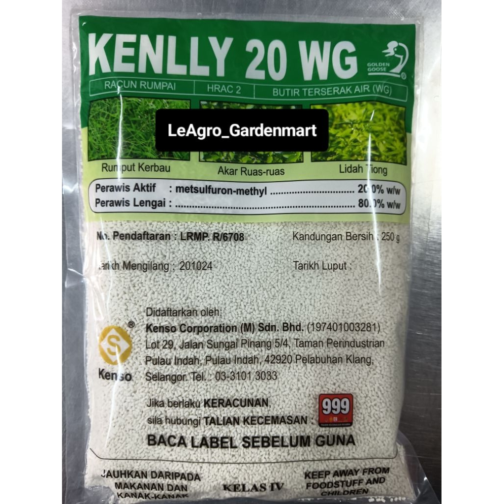 (RUMPUT) Kenlly 20WG (250G) (Sama dengan Ally/Weedgard/Tempest ...
