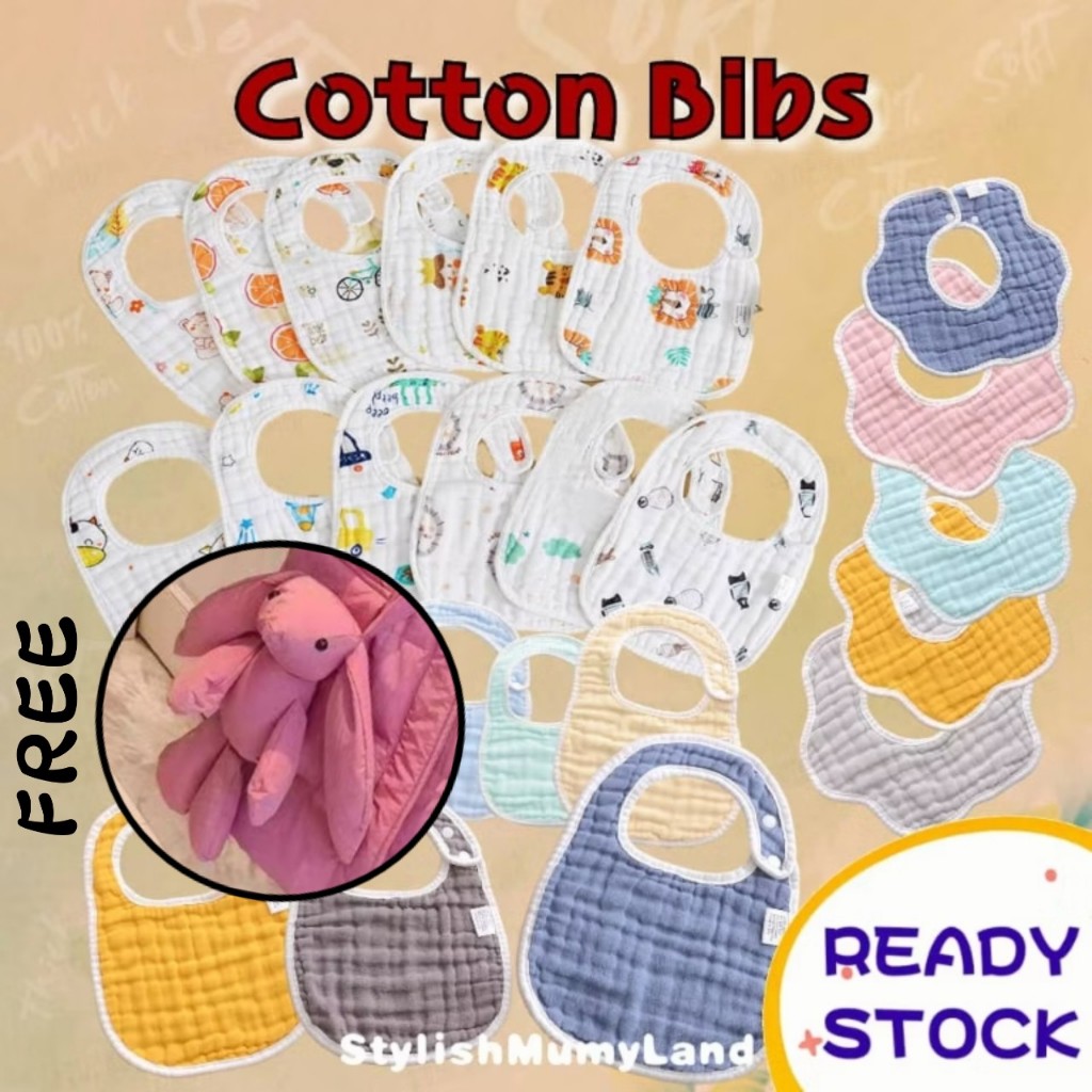 Baby 8-Layer Soft U-Shape Bib