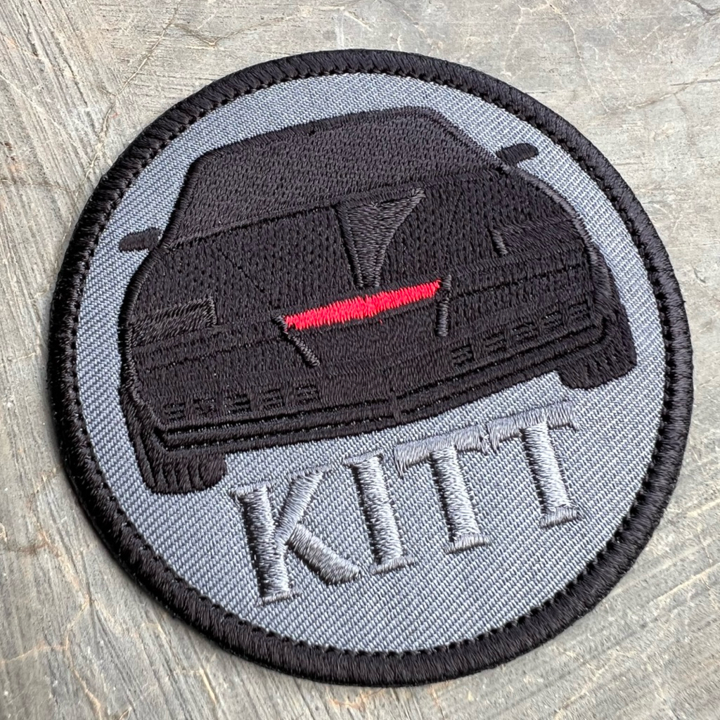 KITT - Knight Rider embroidered patch | Shopee Malaysia